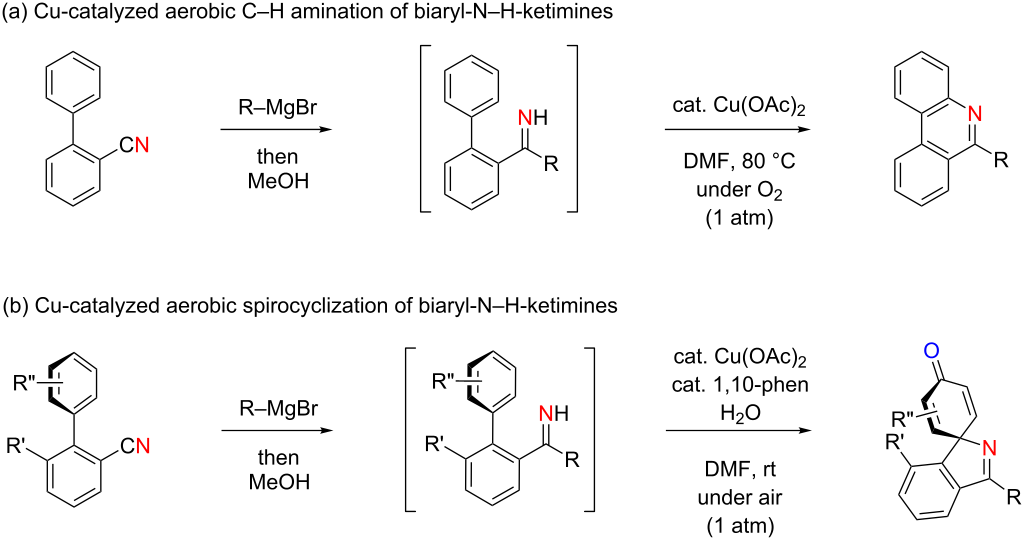 Copper Catalyzed Aerobic Radical C C Bond Cleavage Of N H Ketimines