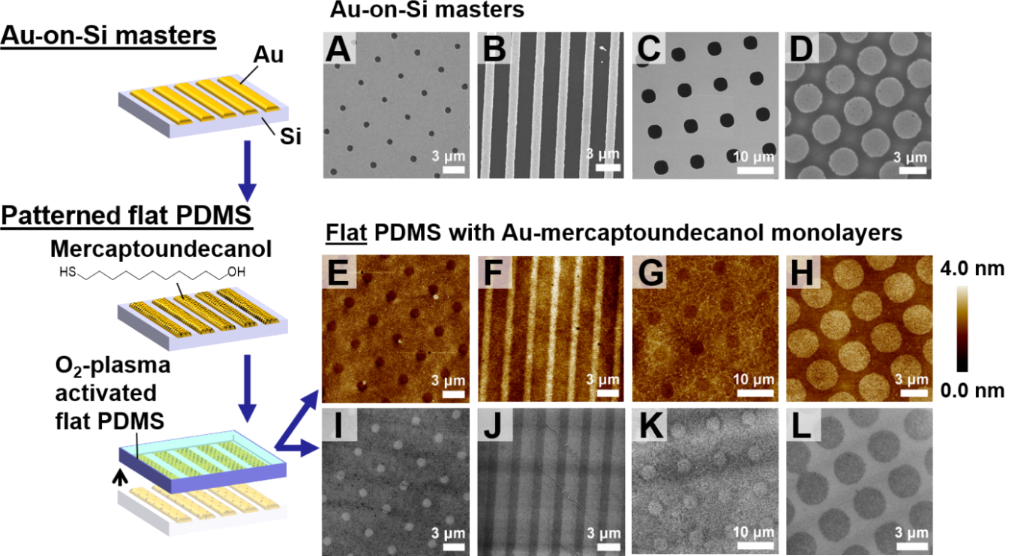 Bjnano Patterning Of Supported Gold Monolayers Via Chemical Lift Off