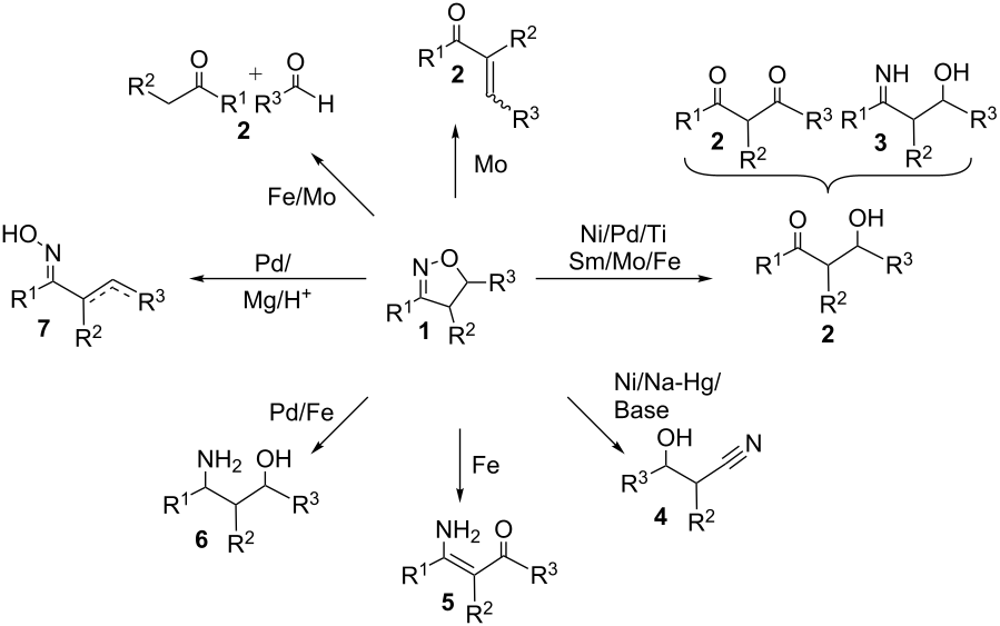 N–O Cleavage reactions of heterobicycloalkene-fused 2-isoxazolines