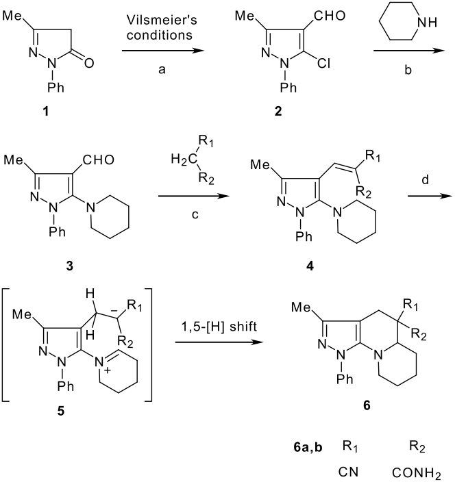 The tert-amino effect in heterocyclic chemistry: Synthesis of new fused ...